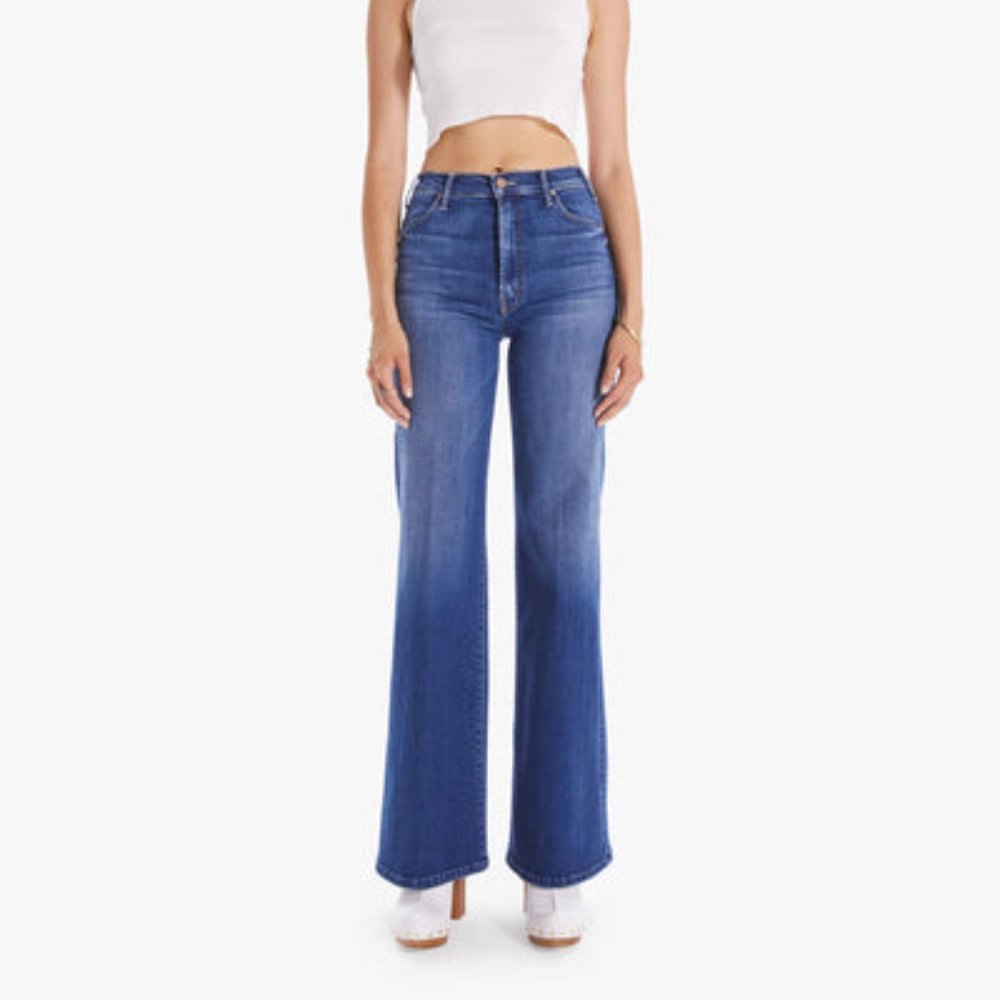 MOTHER Denim THE HUSTLER ROLLER HEEL High Fidelity - Size 29